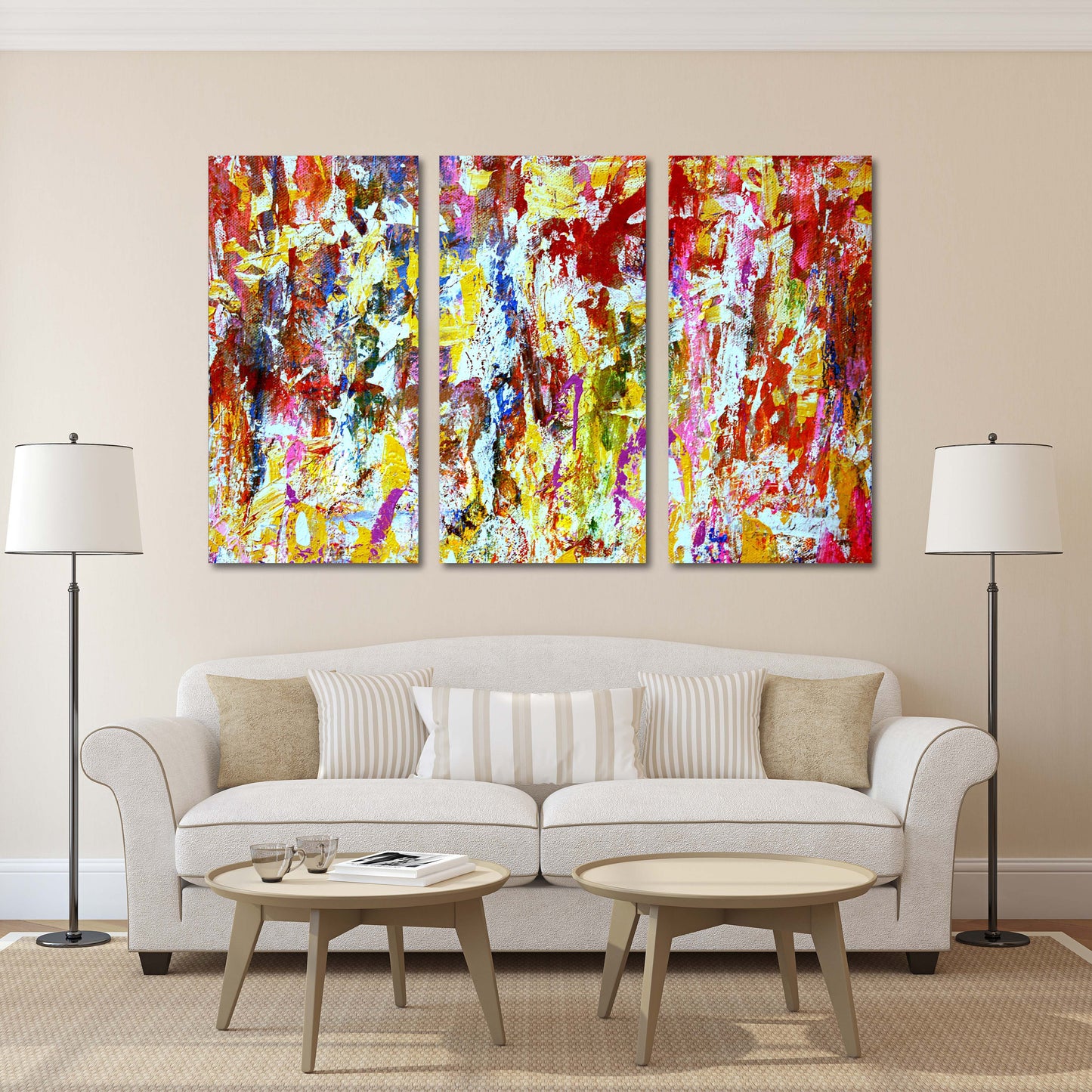 Abstract wall art paintings on canvas, home wall decor, abstract print, multi panel wall art abstract canvas trendy wall art Modern wall art