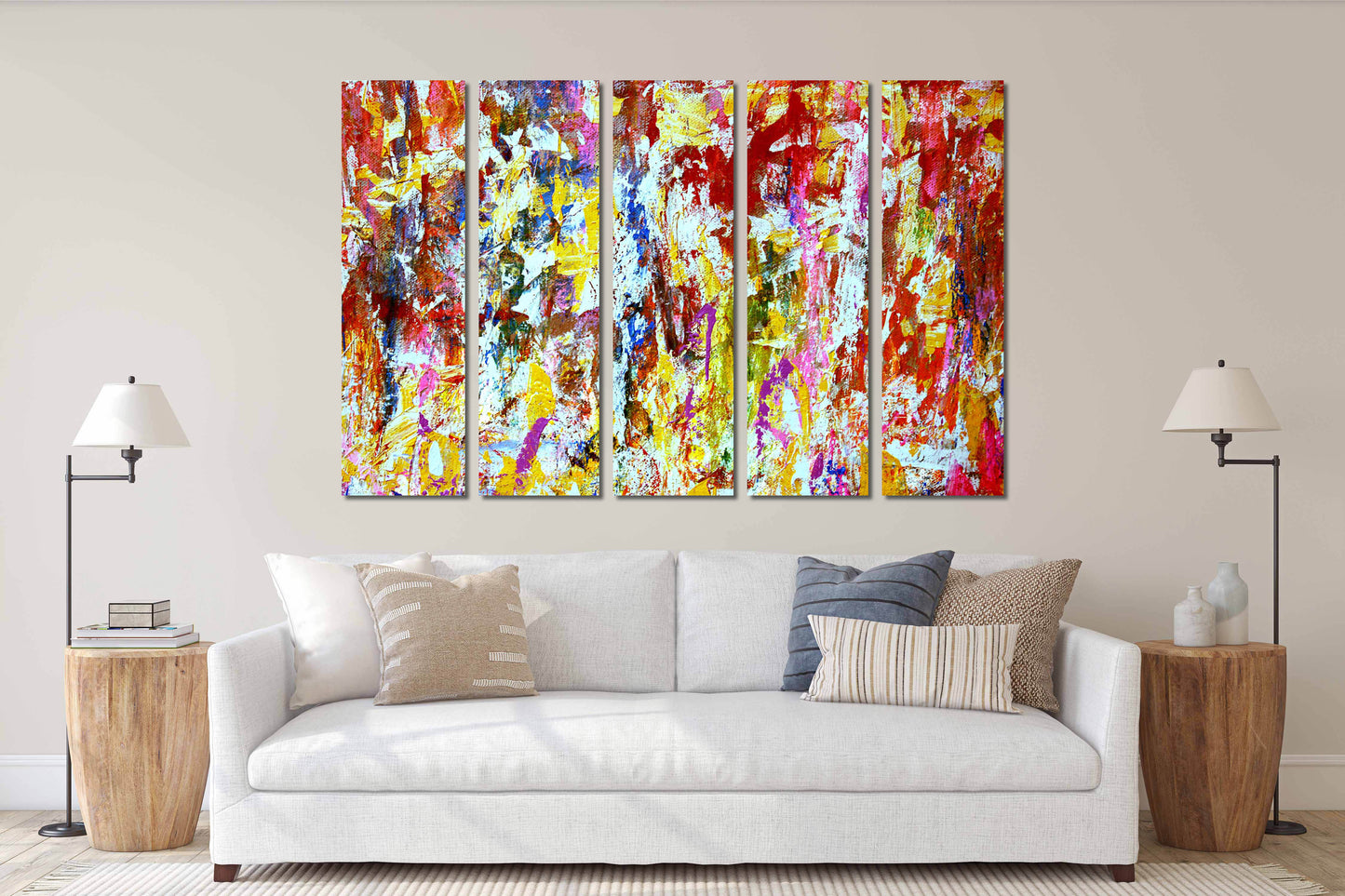 Abstract wall art paintings on canvas, home wall decor, abstract print, multi panel wall art abstract canvas trendy wall art Modern wall art