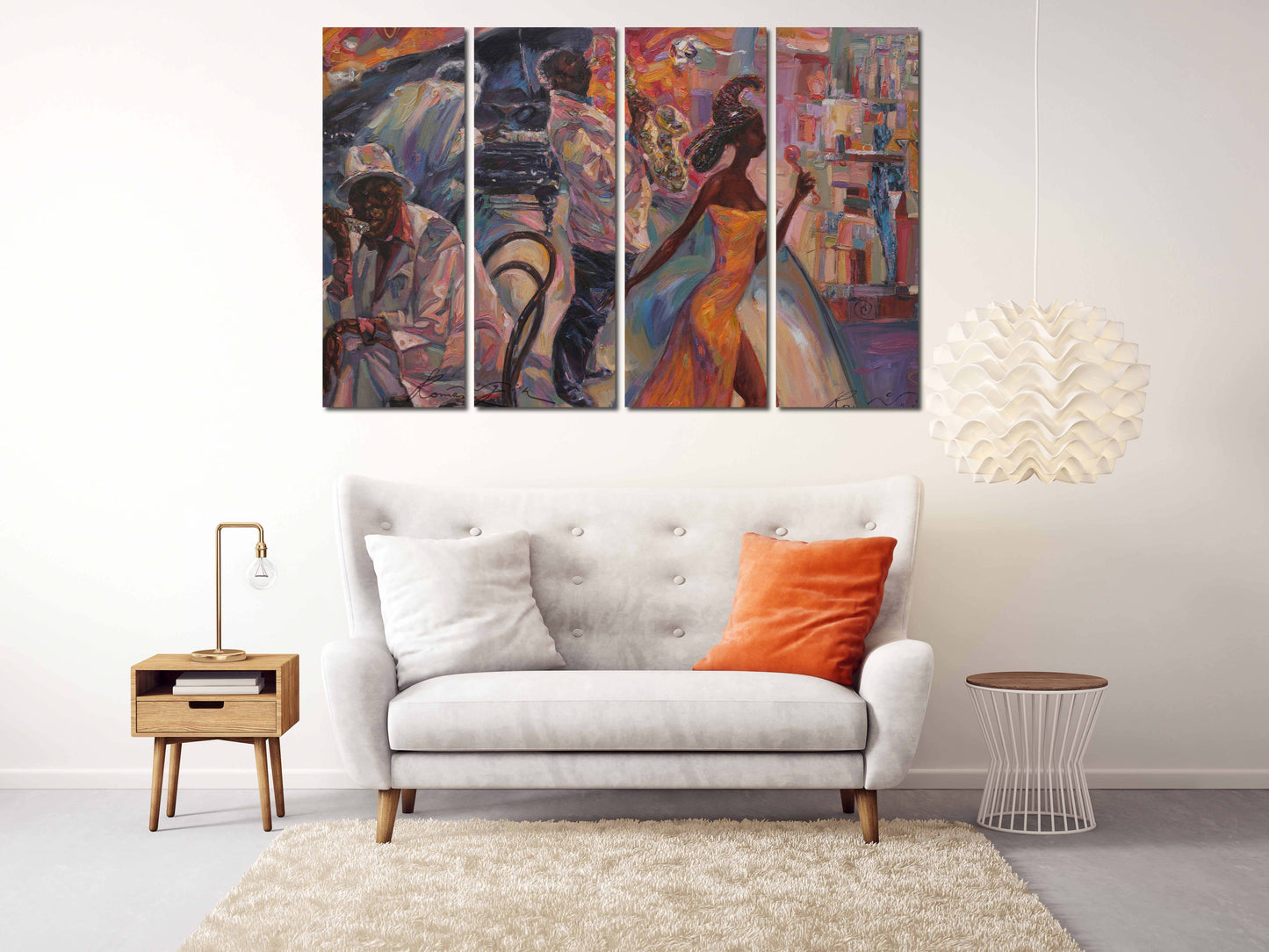 Musik Wandkunst Jazz Wanddekoration Jazz Club Dekor Afroamerikanische Wandkunst Schwarze Frau Wandkunst Saxophon Wandkunst Jazz Leinwanddruck