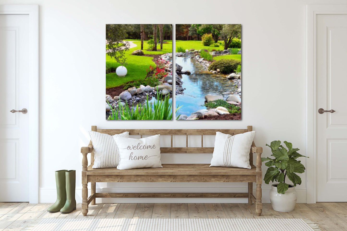 Print wall art Nature painting Forest wall art paintings on canvas home wall decor wood wall art extra large wall art