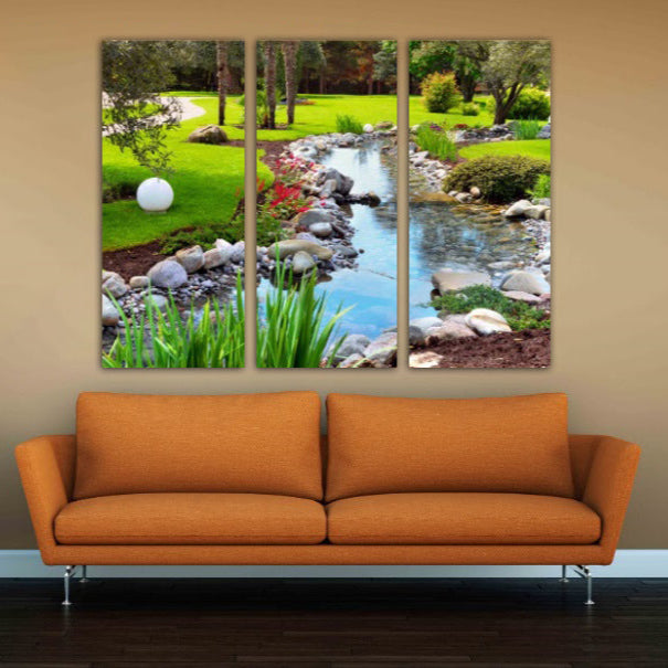 Print wall art Nature painting Forest wall art paintings on canvas home wall decor wood wall art extra large wall art