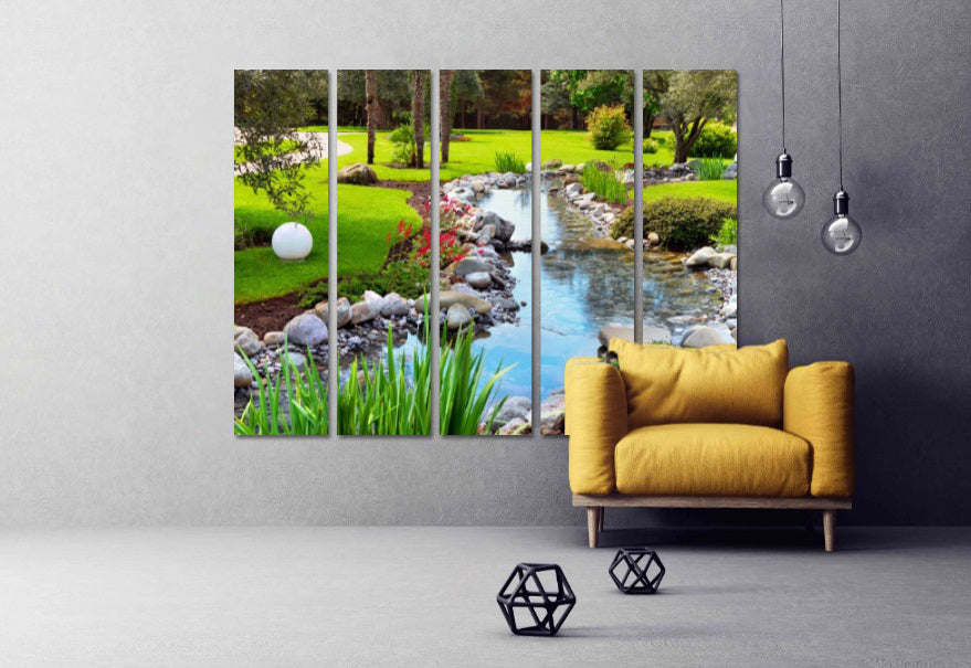 Print wall art Nature painting Forest wall art paintings on canvas home wall decor wood wall art extra large wall art