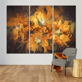 Vintage floral oil painting Flowers wall art home wall decor canvas painting Wall art boho flowers flowers canvas living room wall art
