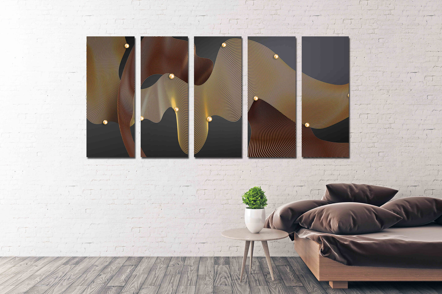Geometric patterns Modern abstract art Multi panel canvas Wall art Canvas painting Abstract wall art Home wall decor Wall collage kit