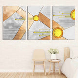 Geometric patterns Modern abstract art Wall collage kit Multi panel canvas Wall art Canvas painting Abstract wall art Home