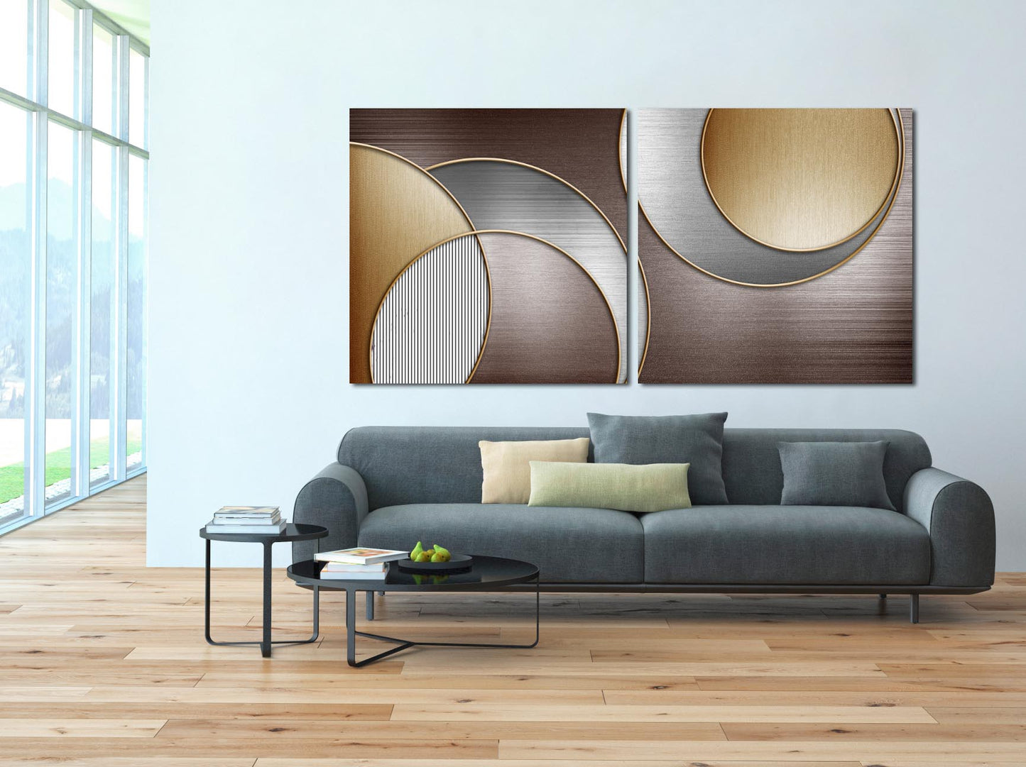 Abstract wall art Abstract painting Home wall decor Modern abstract art Multi panel canvas wall art Canvas painting