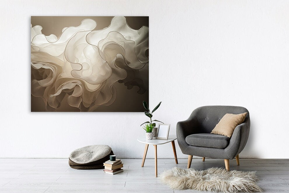 Abstrakter Druck, Abstrakte Wandkunst Gemälde auf Leinwand, Wohnwanddekoration, Leinwandgemälde trendige Wandkunst Moderne Wandkunst Multipanel Wandkunst