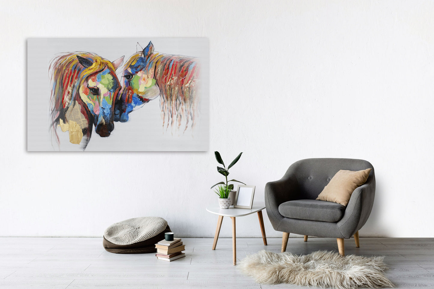 Amazing hand drawn horse Horse wall art paintings on canvas, watercolor horse home wall decor, canvas painting, horse printable art