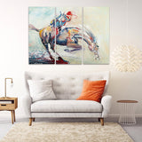 Watercolor horse Horse printable art Horse wall art paintings on canvas home wall decor canvas painting modern abstract art, trendy wall art