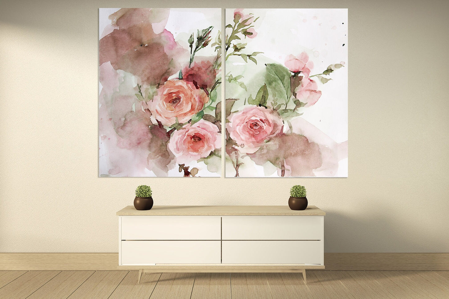 Wall art boho flowers, Botanical paintings, Flowers wall art paintings on canvas, bouquet of flowers wall art, boho flowers print