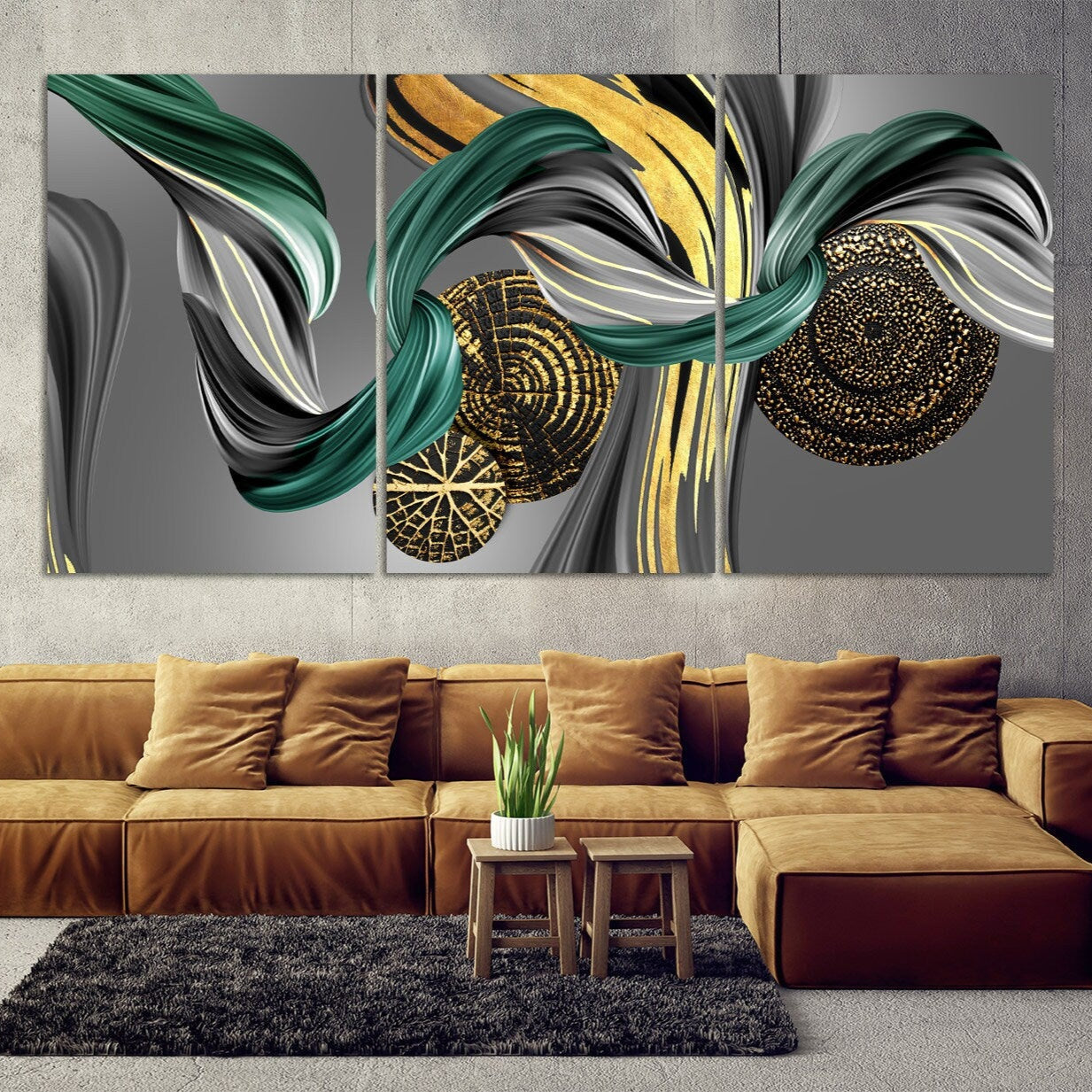 Abstrakte Wandkunst, Bilderrahmen, moderne Wanddekoration für Zuhause, mehrteiliges abstraktes Leinwandgemälde, extragroße Wandkunst