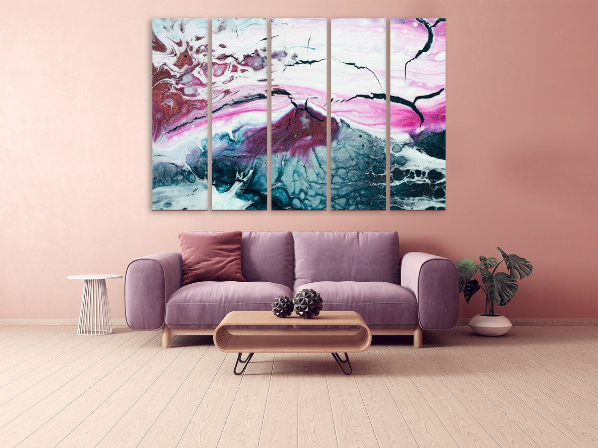 Abstrakte Wandkunst Abstrakter Leinwanddruck Leinwanddruck Sehr große Gemälde Schlafzimmer, Küche, Wohnzimmer Wanddekoration