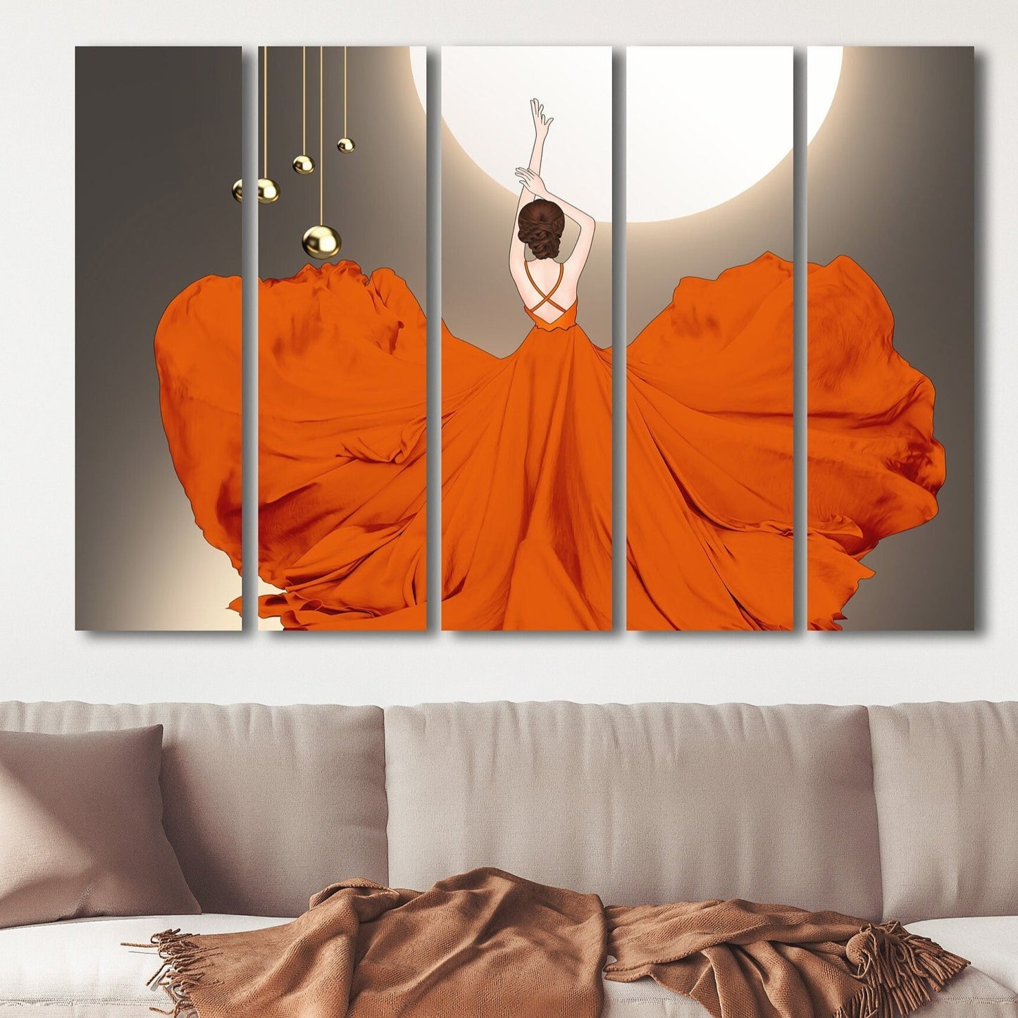 Wunderschöne Frau extra großes Wandbild auf Leinwand, modische trendige Wandkunst, Pop-Art-Leinwand, Schlafzimmer-Wanddekoration
