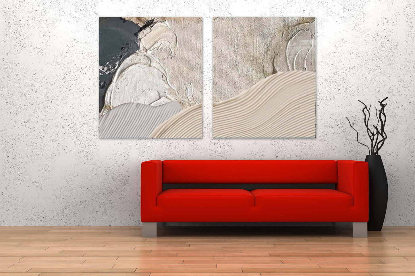 Abstrakter mehrteiliger Leinwanddruck, großes graues 3er-Set Kunstwerke, moderne Wandkunst, konzeptuelles Schlafzimmerkunstwerk, Bild zum Verschenken