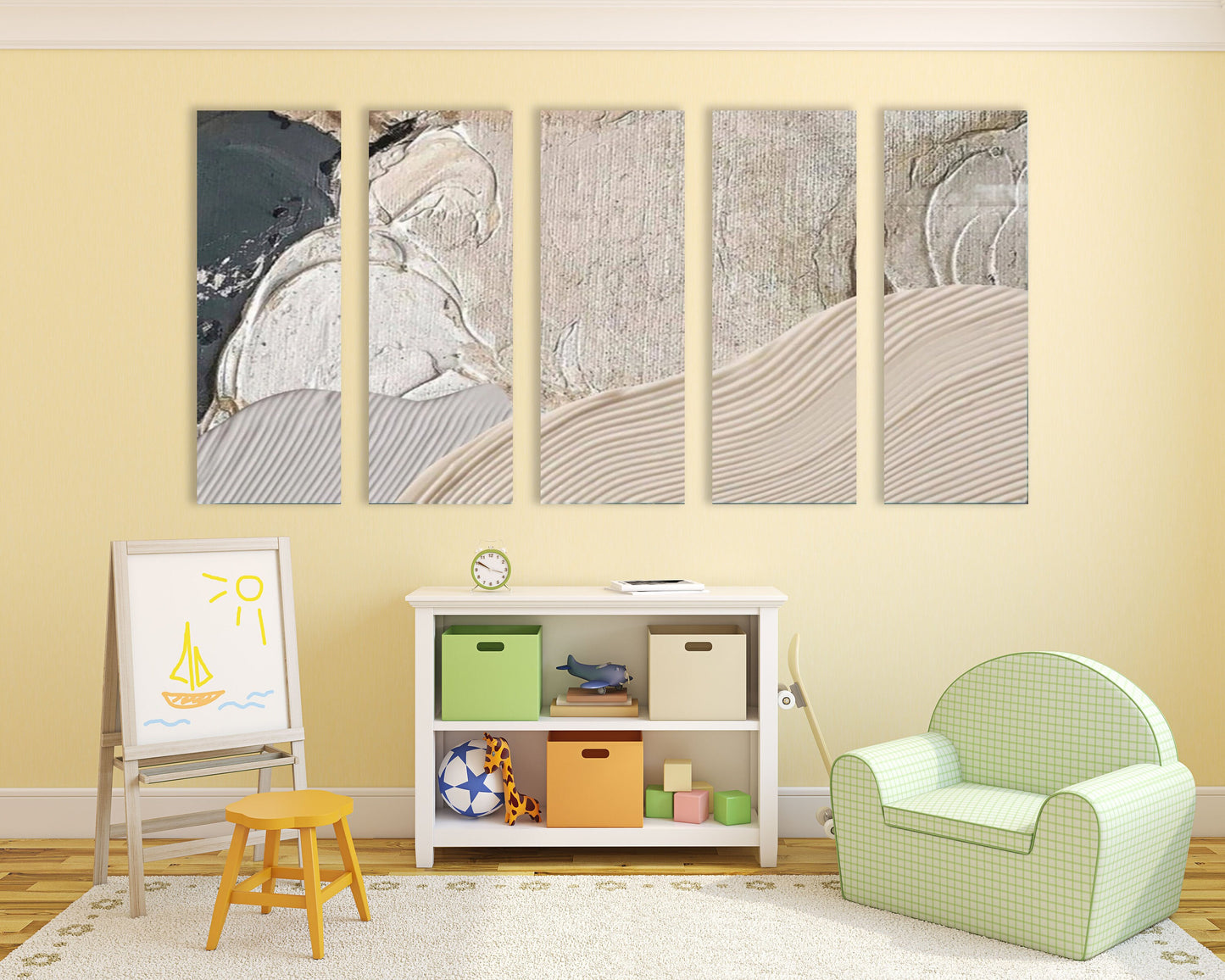 Abstrakter mehrteiliger Leinwanddruck, großes graues 3er-Set Kunstwerke, moderne Wandkunst, konzeptuelles Schlafzimmerkunstwerk, Bild zum Verschenken