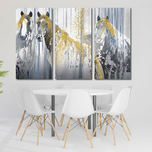 Horse wall art Amazing hand drawn horse paintings on canvas home wall decor canvas painting horse printable art large canvas art