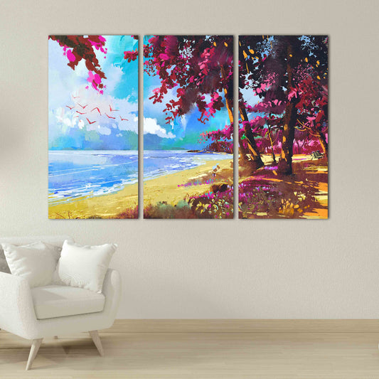 Oil painting prints oil painting of autumn scenes Landscape wall decor Nature wall art paintings on canvas canvas painting