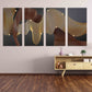 Geometric patterns Modern abstract art Multi panel canvas Wall art Canvas painting Abstract wall art Home wall decor Wall collage kit