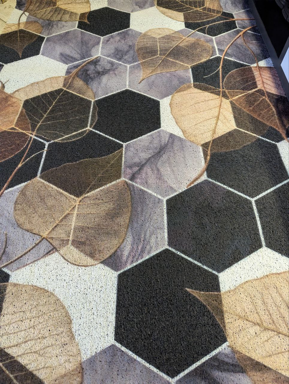 Rutschfeste Türmatte, Flurteppich "Goldener November