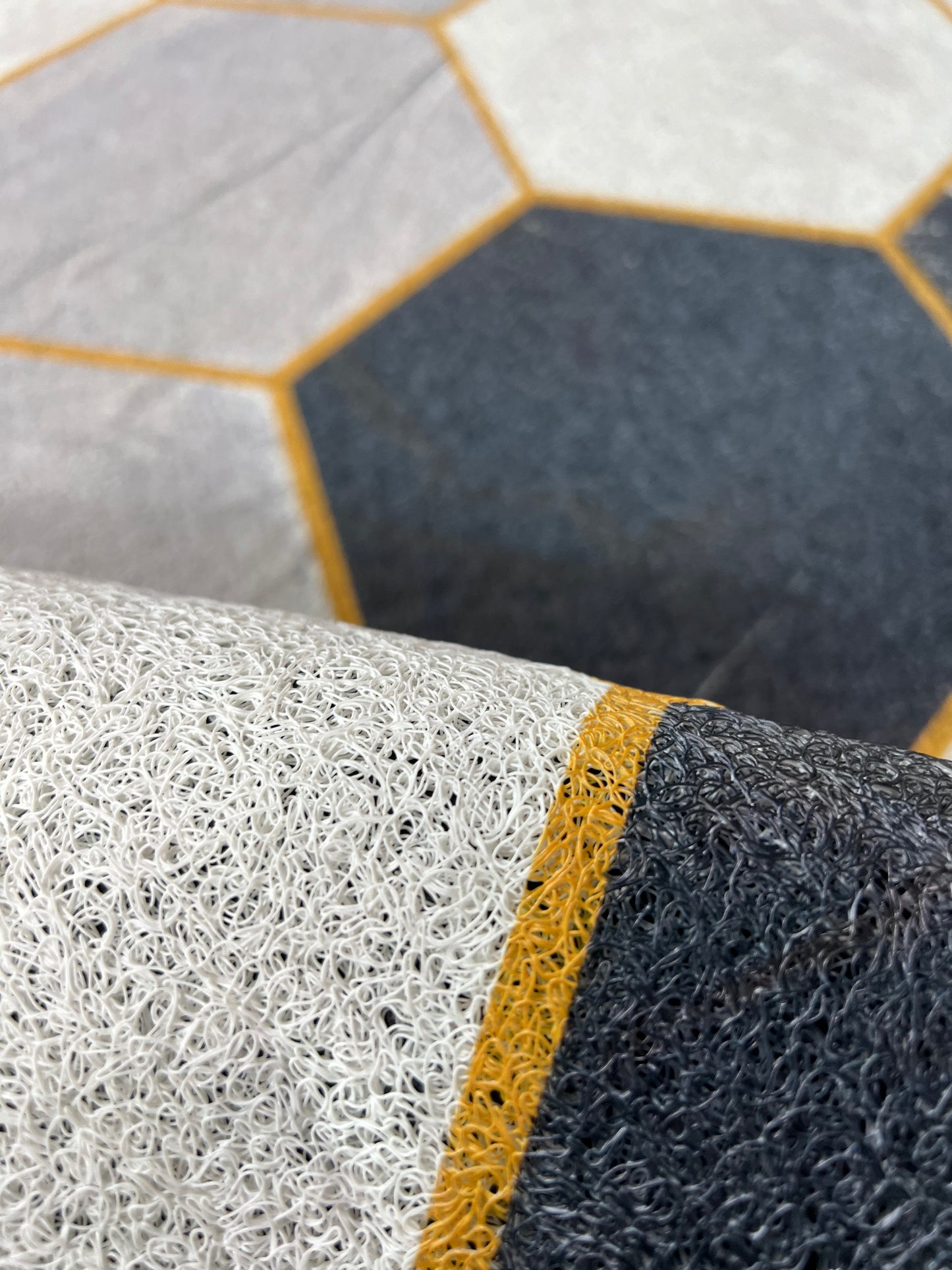 Schutzteppich, rutschfeste Matte für Eingangstüren „Zebra“