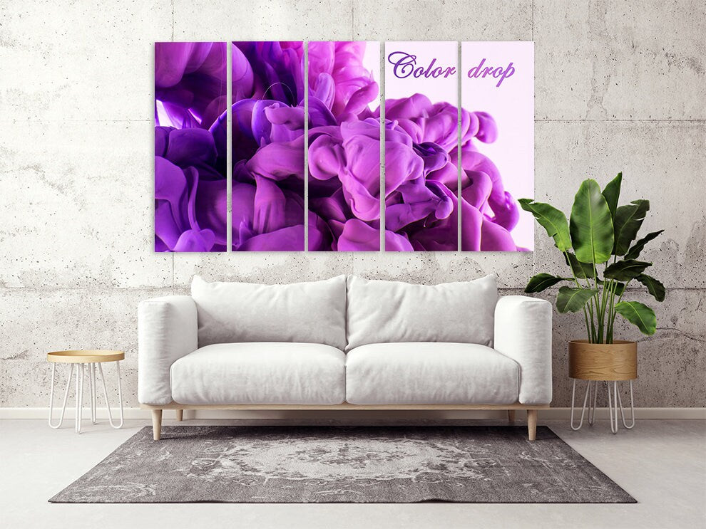 Abstract wall art paintings on canvas, home wall decor, canvas painting, abstract painting, 3 piece wall art 4 panel wall art 5 panel canvas