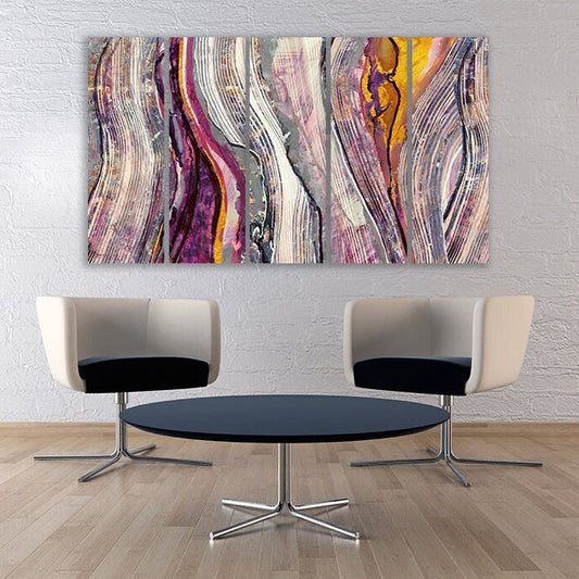 Modern abstract art Abstract wall art paintings on canvas, home wall decor, canvas painting, abstract print Luxury wall art multi panel art