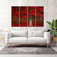 Forest wall art paintings on canvas, home wall decor, canvas painting, housewarming and wedding gift