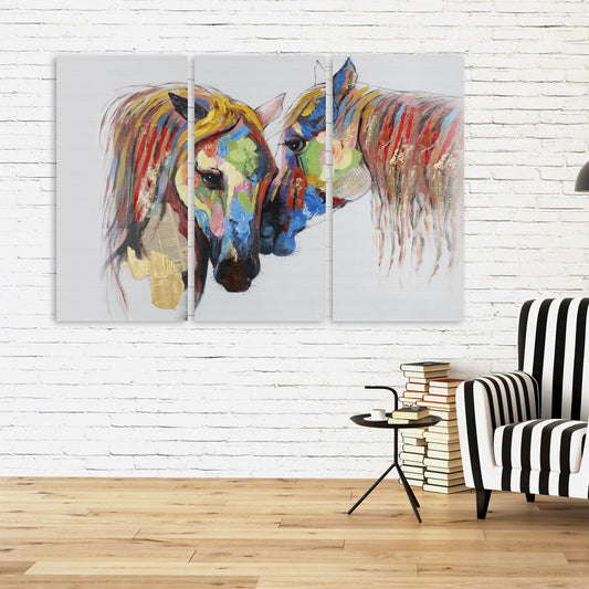 Amazing hand drawn horse Horse wall art paintings on canvas, watercolor horse  home wall decor, canvas painting, horse printable art