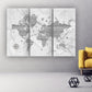 Weltkarte Wandkunst Gemälde auf Leinwand Home Wand Dekor Leinwand Malerei extra große Wandkunst Weltkarte der Welt Wandkunst zeitgenössische Kunst