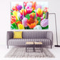 Blumenstrauß aus Tulpen, Wandkunst, Gemälde auf Leinwand, Wohndekor, Leinwandgemälde, Wandbehang, Dekor, Wandkunst für Schlafzimmer