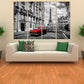 Paris wall art Eiffel tower wall art Vintage car wall art Architecture wall art, canvas painting, black and white art travel wall decor
