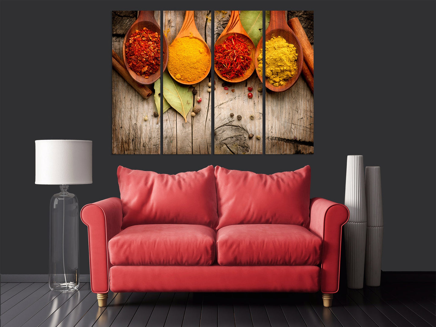 Kitchen wall decor, rustic wall decor, kitchen wall art, kitchen canvas, extra large wall art, multi panel wall art, canvas wall art