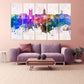 Large abstract art Abstract wall art Abstract art print Multi panel wall art Abstract canvas trendy wall art Large paintings