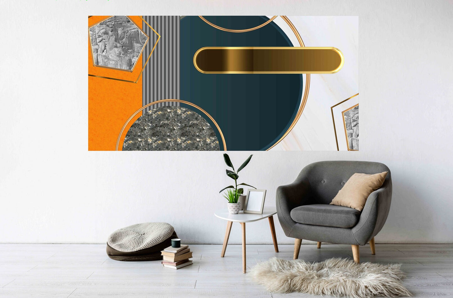 Geometric wall art Modern abstract art Abstract art print Multi panel canvas room wall decor Abstract wall art Abstract painting