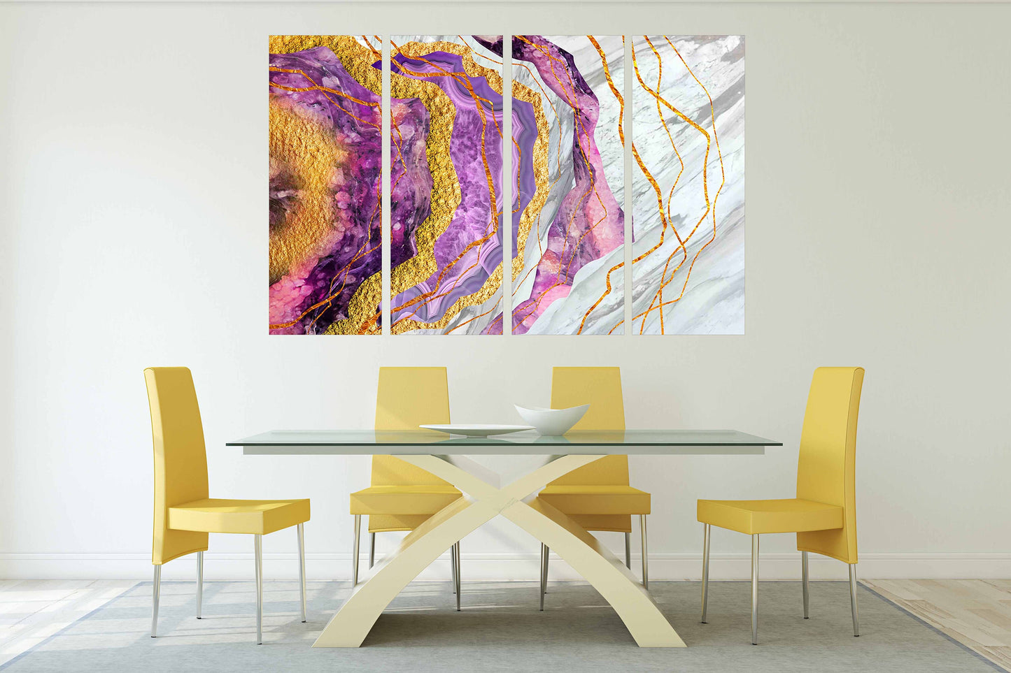 Modern wall art abstract canvas Multi panel wall art Printable wall art Contemporary art Wall art sets Geometric art