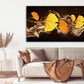 Abstract leaves wall art paintings on canvas Home wall decor Canvas painting Housewarming and wedding gift