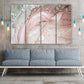 Pink marble Abstract multi panel art wall art paintings on canvas home wall decor housewarming gift canvas painting