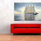 Seascape painting scarlet witch print extra large multi panel light blue wall art sea office bedroom kitchen wall decor housewarming gift