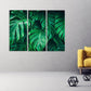 Huge Tropical leaves wall art paintings on canvas Home farmhouse wall decor canvas painting floral canvas wall art