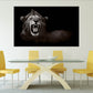 Lion art Jaws of the lion African canvas art Lion's mane Black and white art Multi panel extra large canvas art painting Home wall decor