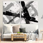 Large abstract wall art Multi panel canvas wall art sets for bedroom Trendy room decor Modern abstract art print framed canvas painting