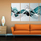 Abstract wall art Modern abstract art Multi panel canvas room wall decor Abstract painting Extra large wall art