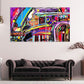 Graffiti wall art canvas paintings, trendy wall art, abstract street art print, graffiti poster, modern multi panel wall art