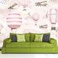 Nursery girl wallpaper Blush wallpaper Removable wallpaper Textured wallpaper nursery wallpaper vinyl wallpaper modern wallpaper wall print
