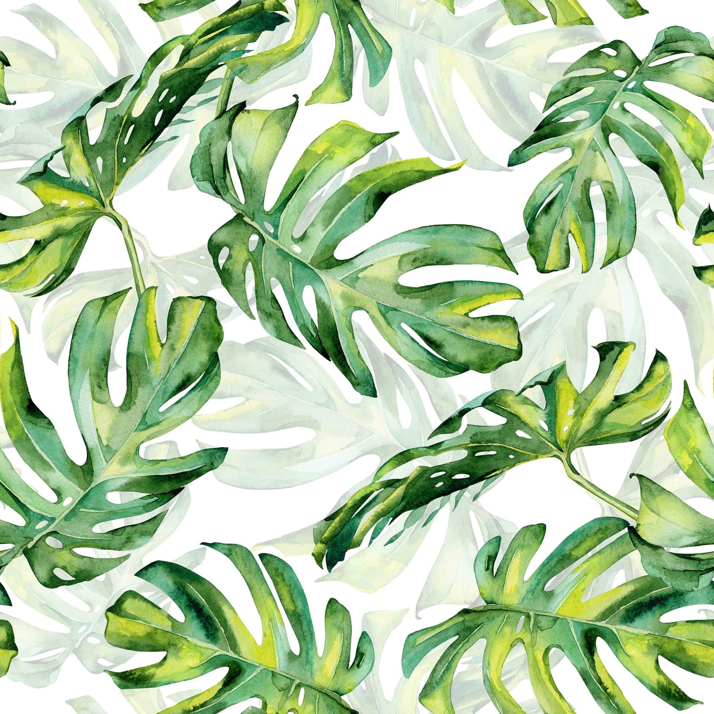 Monstera peel and stick wallpaper Tropical wallpaper Leaf Removable wallpaper Textured wallpaper vinyl wallpaper modern wallpaper