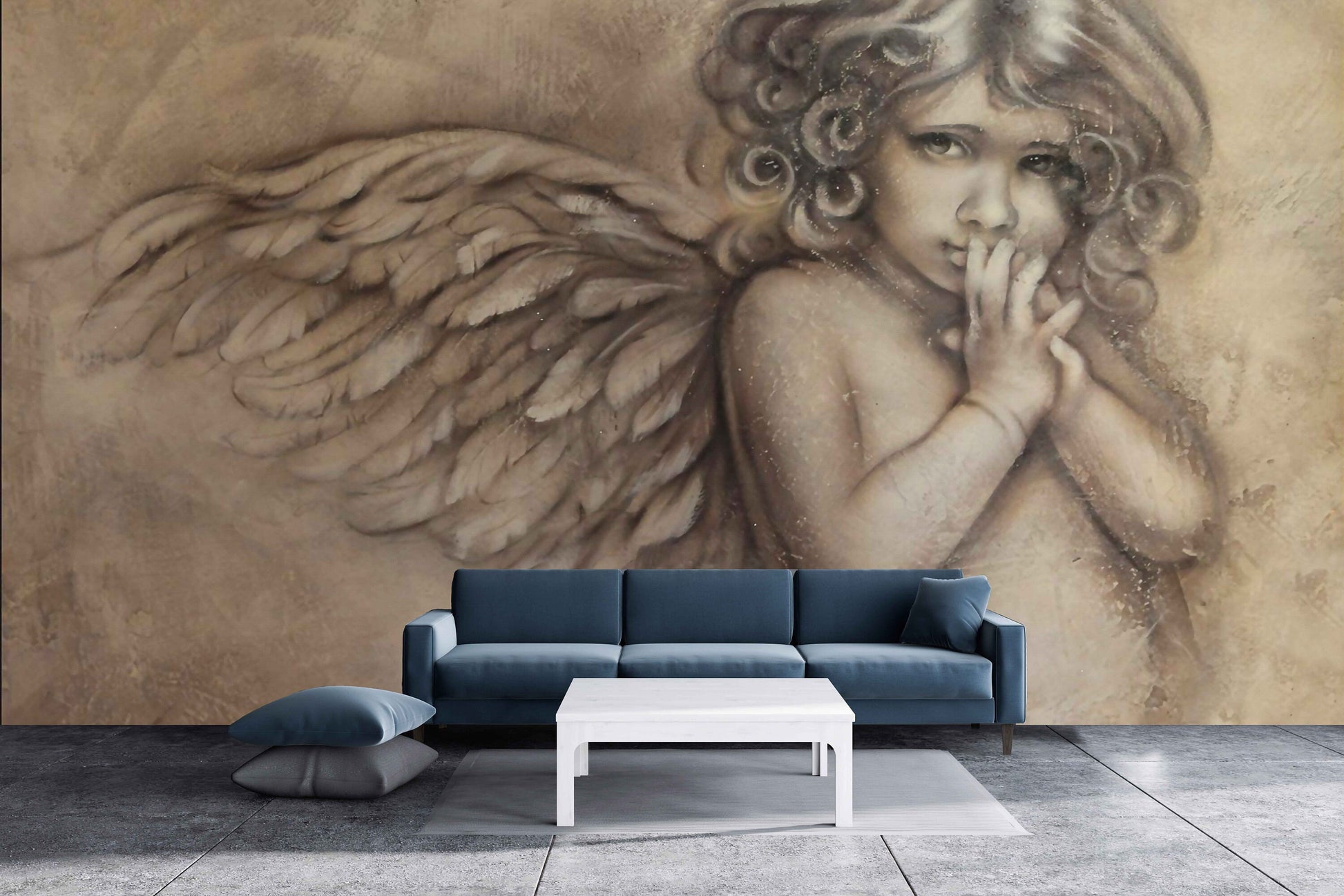 Religious wall art Removable wallpaper Textured wallpaper fabric wallpaper wallpaper painting canvas vinyl wallpaper modern wallpaper