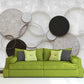 Geometric wallpaper 3d wall mural Abstract wallpaper Peel and stick wallpaper Photo wallpaper Black and white art removable wallpaper