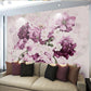 Flowers wallpaper Floral Peel and stick wallpaper Photo wallpaper Textured wallpaper adhesive wallpaper Botanical removable wallpaper