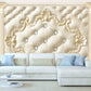 Baroque minimalist wall decor Victorian light wallpaper Peel and stick wall mural Photo removable self adhesive Textured wallpaper