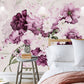 Flowers wallpaper Floral Peel and stick wallpaper Photo wallpaper Textured wallpaper adhesive wallpaper Botanical removable wallpaper